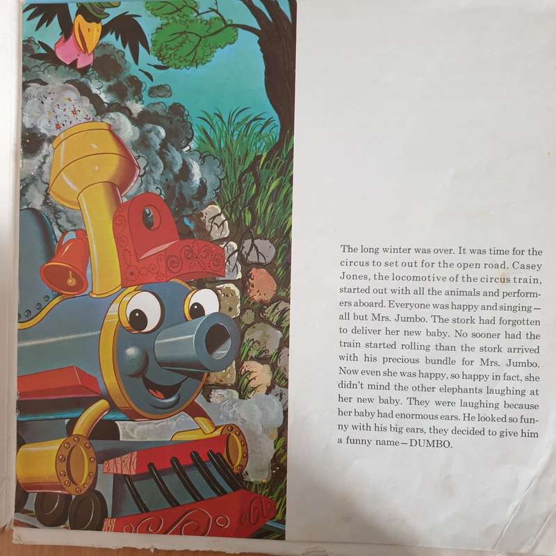 Walt Disney  Walt Disney's Dumbo - Vinyl LP Record  (G+)