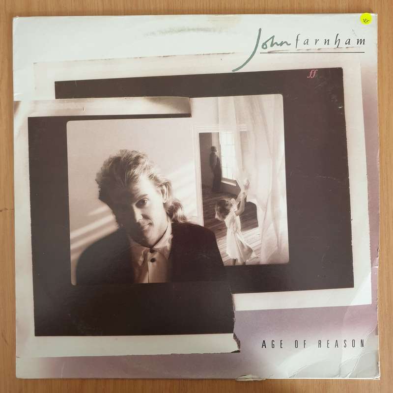 John Farnham  Age Of Reason   Vinyl LP Record (VG+)