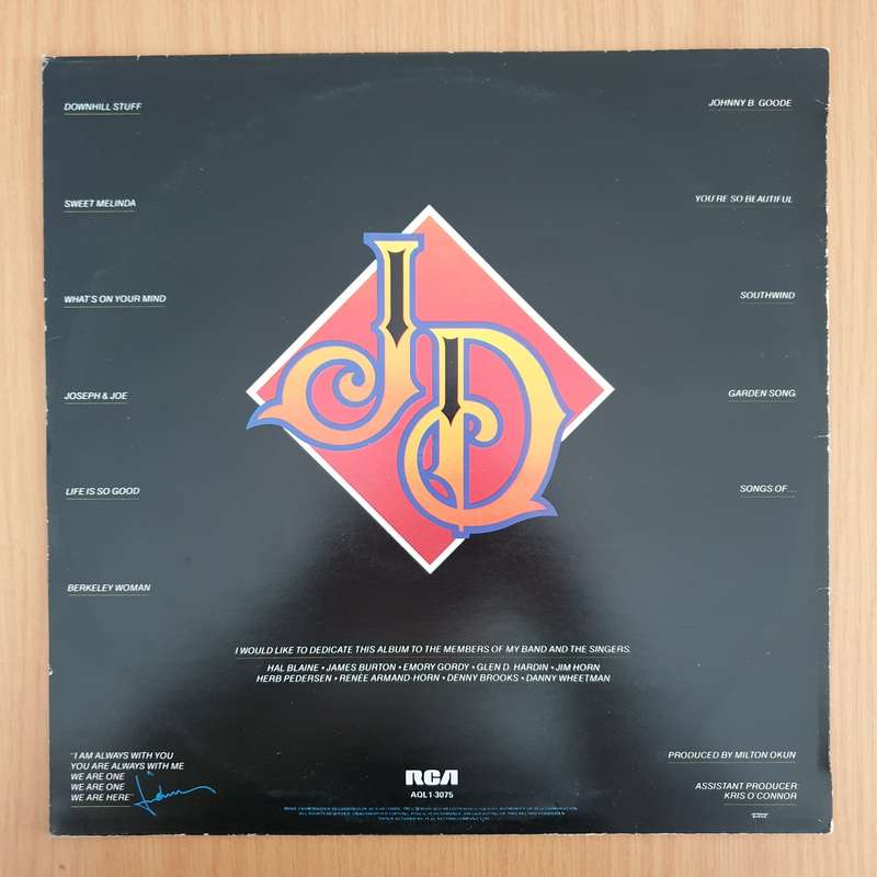 John Denver - JD  Vinyl LP Record (VG+)