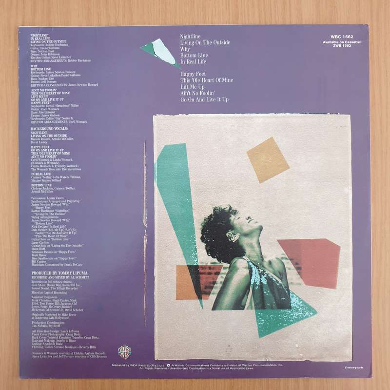 Randy Crawford  Nightline  Vinyl LP Record (VG+)