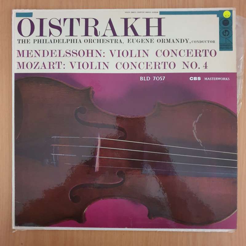 Oistrakh, The Philadelphia Orchestra, Eugene Ormandy / Mendelssohn, Mozart  Violin Concerto / ...