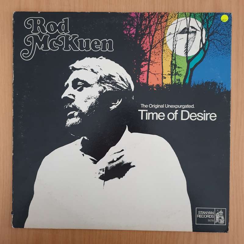 Rod McKuen  Time Of Desire  Vinyl LP Record (VG+)