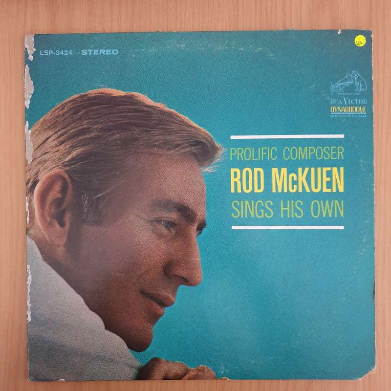 Rod McKuen  Prolific Composer Rod McKuen Sings His Own  Vinyl LP Record (VG+)