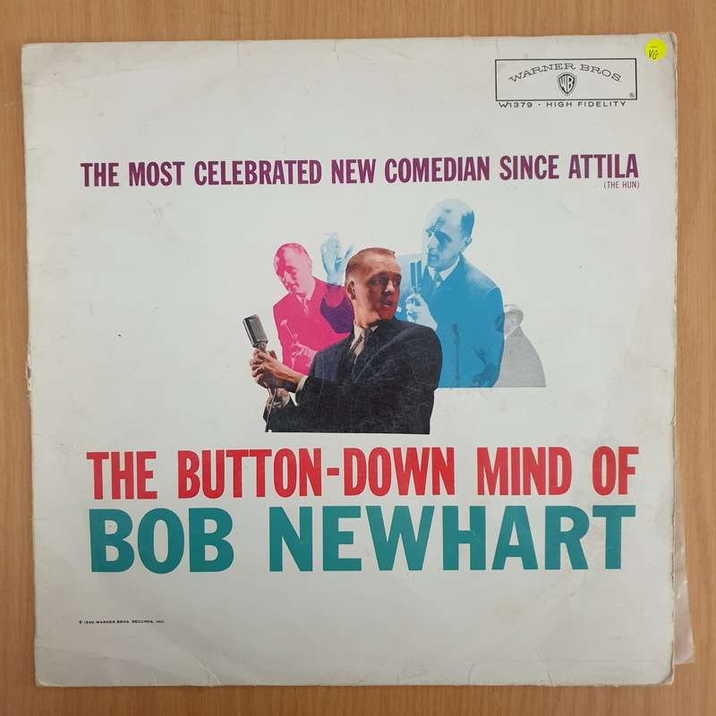 Bob Newhart  The Button-Down Mind On TV - Vinyl LP Record (VG-)
