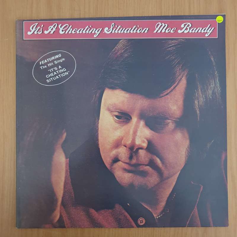 Moe Bandy  It's A Cheating Situation   Vinyl LP Record (VG+)