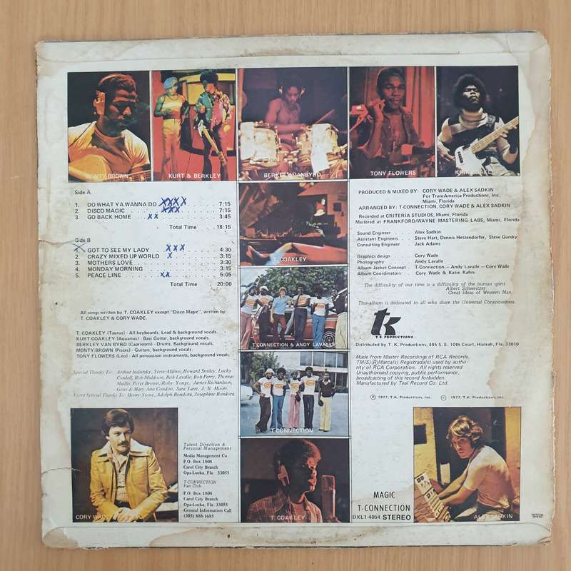 T-Connection  Magic  Vinyl LP Record (VG+)
