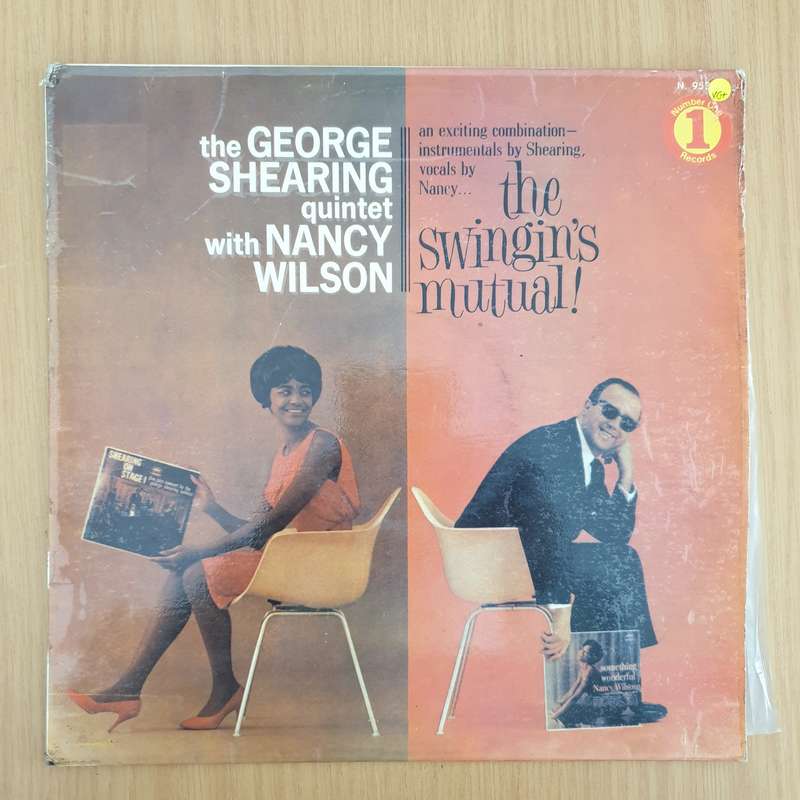 The George Shearing Quintet With Nancy Wilson  The Swingin's Mutual  Vinyl LP Record (VG+)