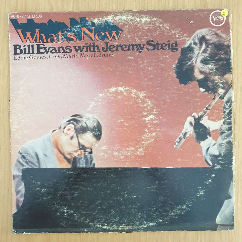 Bill Evans With Jeremy Steig  What's New - Vinyl LP Record (VG-)