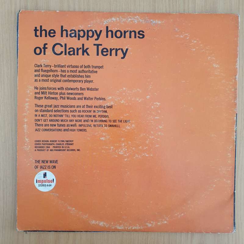 Clark Terry  The Happy Horns Of Clark Terry - Vinyl LP Record (VG)
