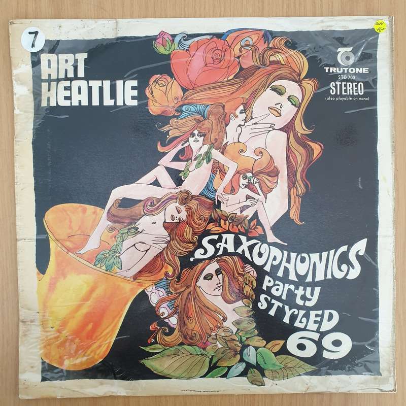 Art Heatlie  Saxophonics Party Styled 69  Vinyl LP Record (VG+)