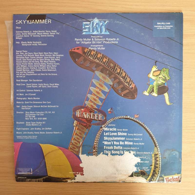 Skyy  Skyyjammer  Vinyl LP Record (VG+)