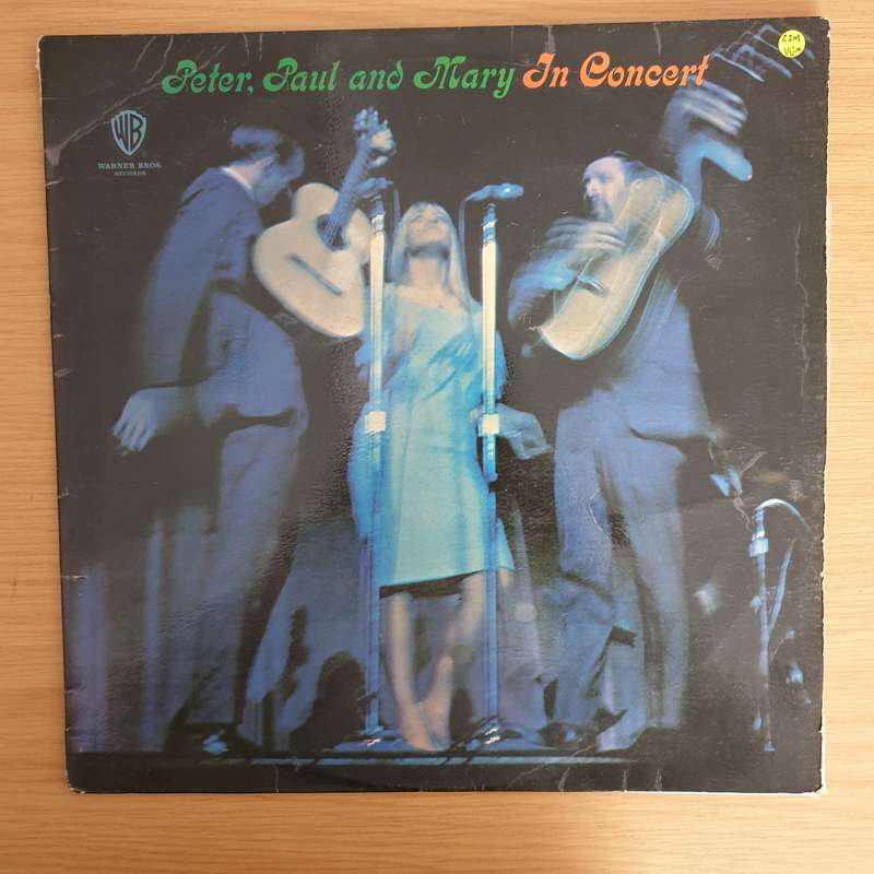 Peter, Paul & Mary - In Concert (Album made in S.Rhodesia)  Vinyl LP Record (VG+)
