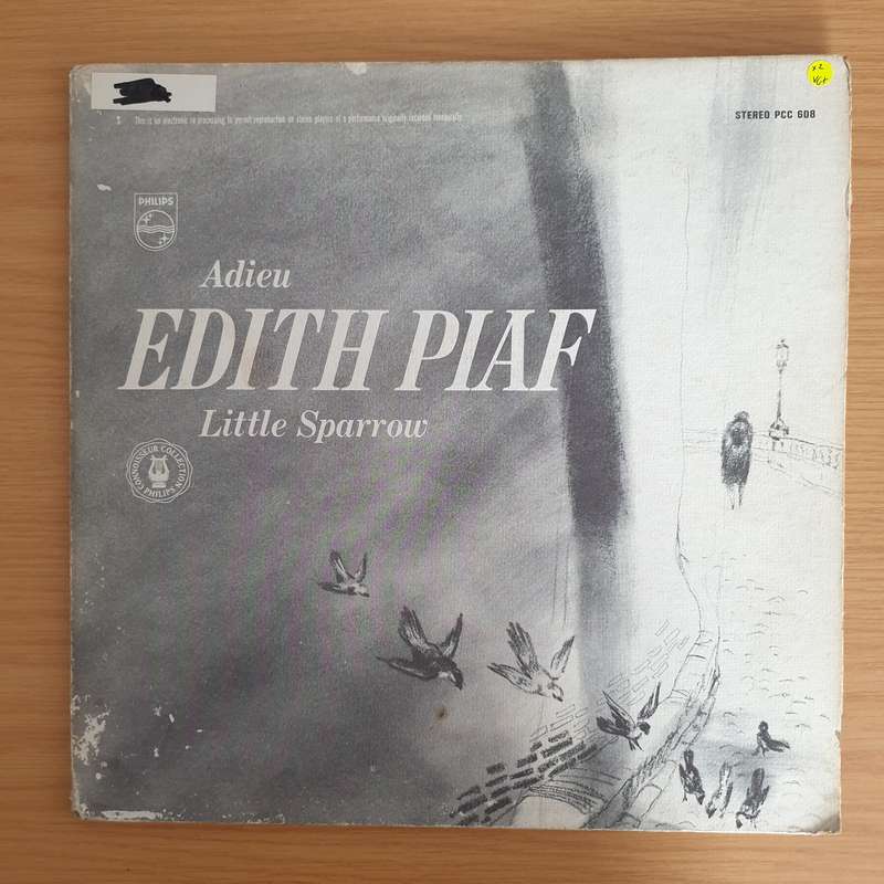 Edith Piaf  Adieu, Little Sparrow   Double Vinyl LP Record (VG+)