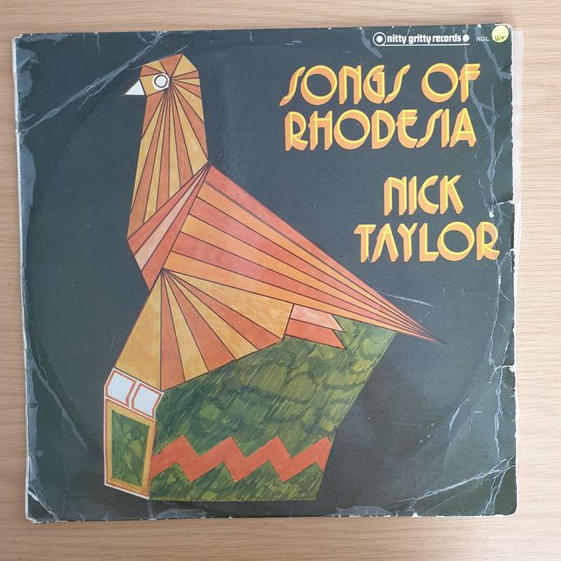 Nick Taylor  Songs Of Rhodesia   Vinyl LP Record - Very-Good+ Quality (VG+)