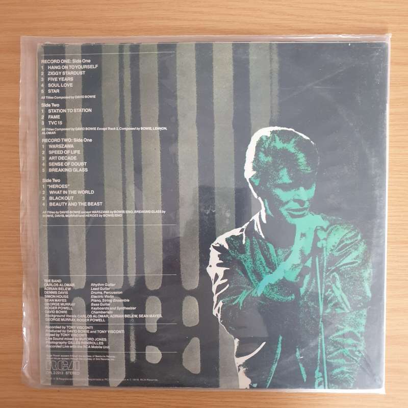 David Bowie  Stage   Double Vinyl LP Record (VG+)