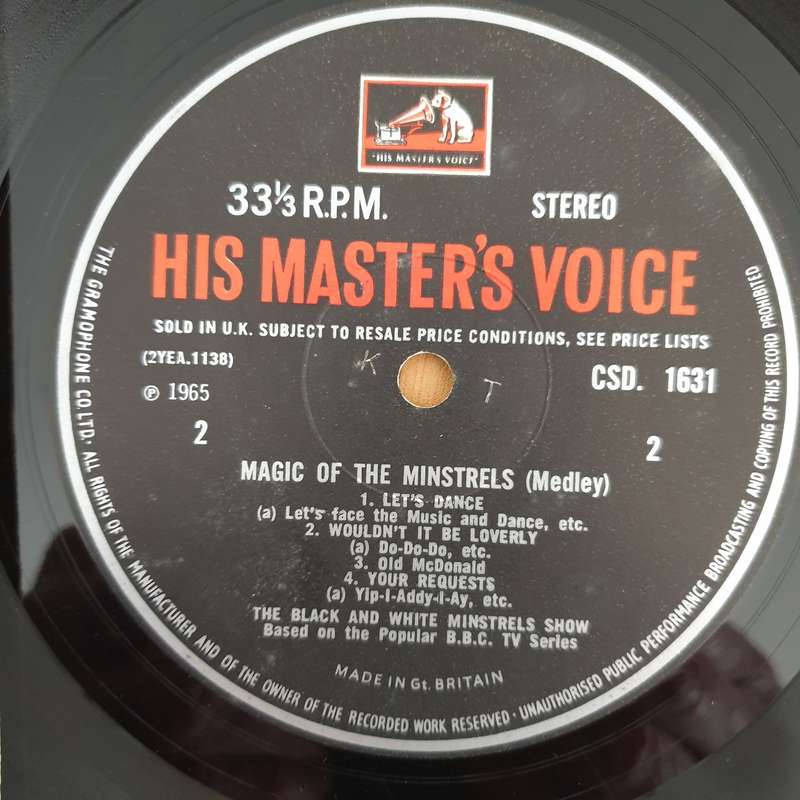 Magic Of The Minstrels - The George Mitchell Minstrels Featuring Tony Mercer, Dai Francis And Joh...