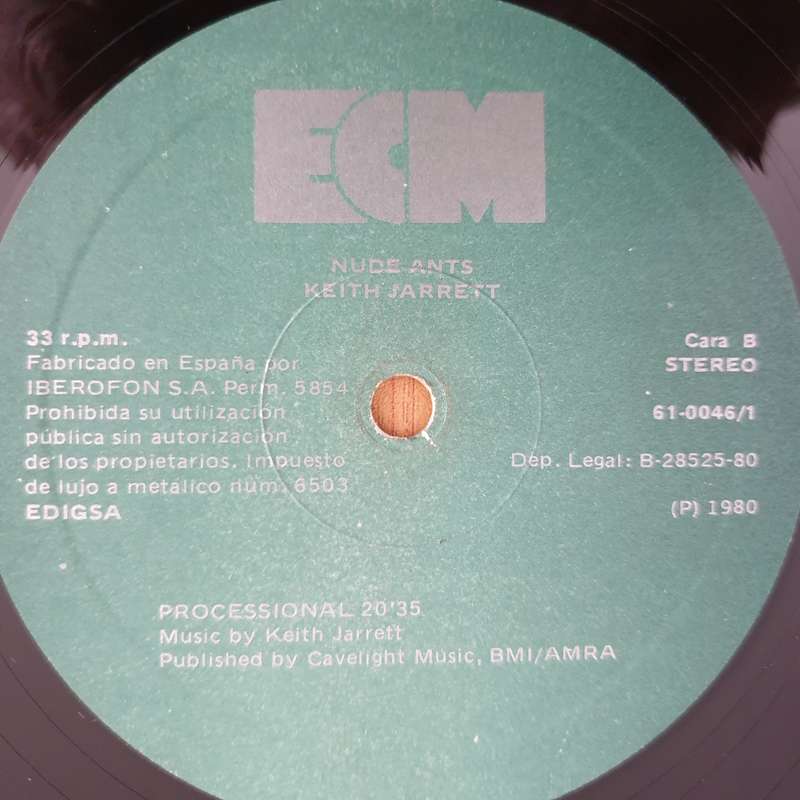 Keith Jarrett  Nude Ants (Live At The Village Vanguard)  Double Vinyl LP Record (VG)