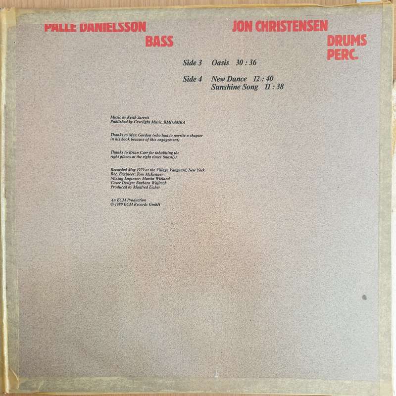 Keith Jarrett  Nude Ants (Live At The Village Vanguard)  Double Vinyl LP Record (VG)