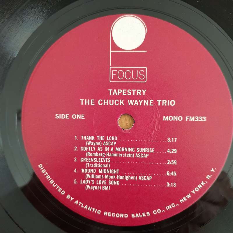 The Chuck Wayne Trio  Tapestry - Vinyl LP Record (VG+)