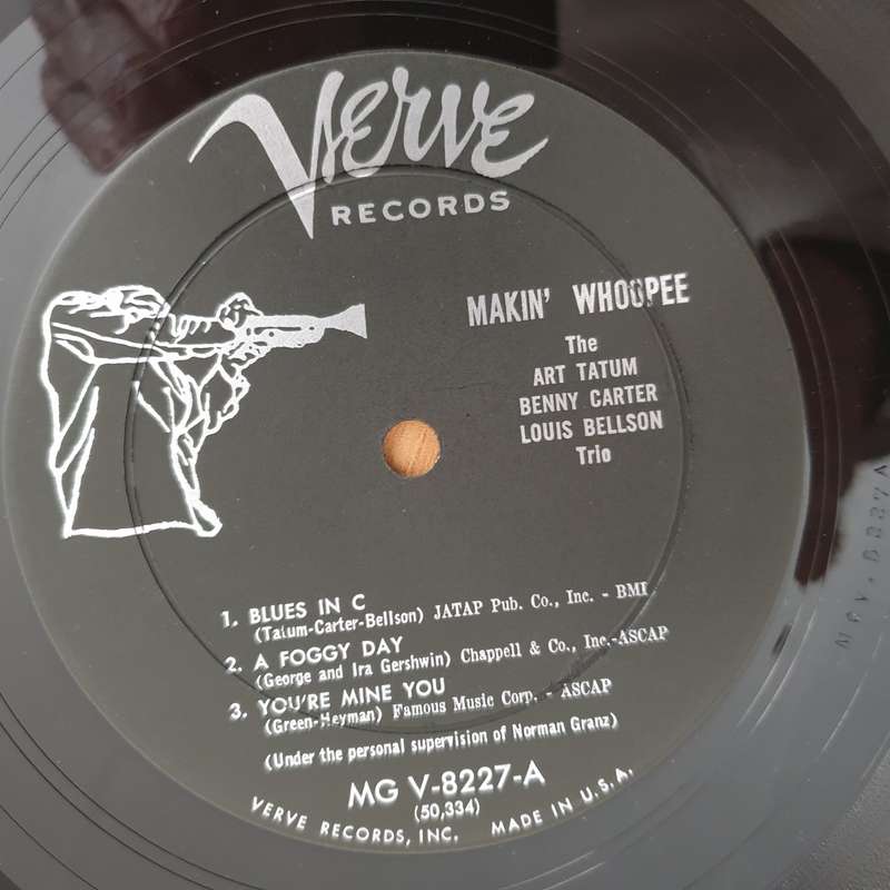 Makin' Whoopee - Art Tatum, Benny Carter, Louis Bellson  Vinyl LP Record (VG+)
