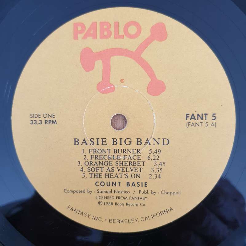 Count Basie  Basie Big Band - Vinyl LP Record (VG)