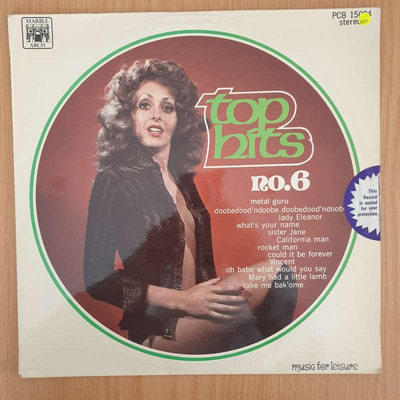 Top Hits No. 6  Vinyl LP Record (VG+)