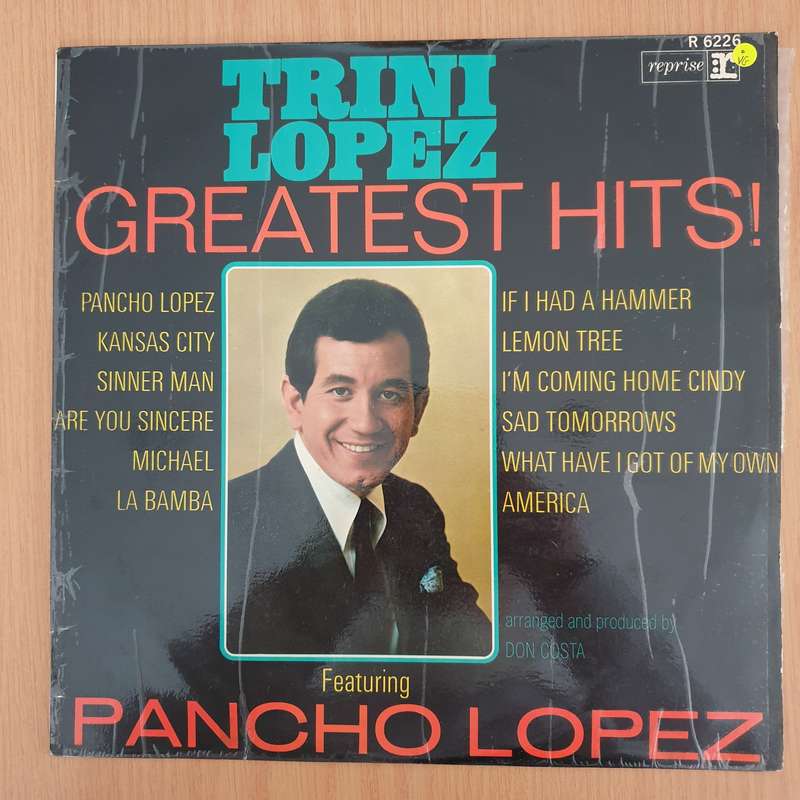 Trini Lopez - Greatest Hits - Vinyl LP Record (VG)