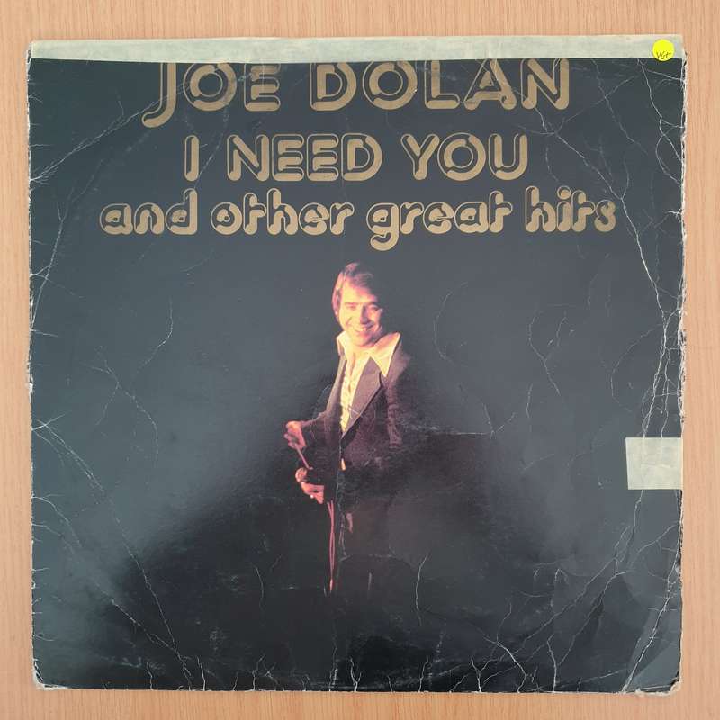 Joe Dolan  I Need You - Vinyl LP Record (VG+)