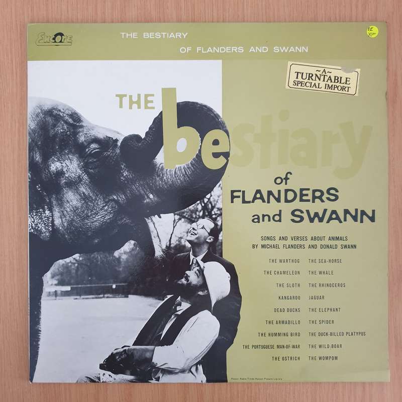 The Beastiary of Flanders and Swann - Vinyl LP Record (VG+)