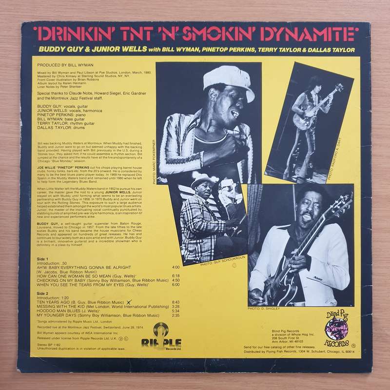Buddy Guy & Junior Wells - Drinkin' TNT 'N' Smokin' Dynamite - With Bill Wyman, Pinetop Perkins, ...