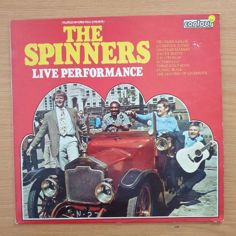 The Spinners  Live Performance - Vinyl LP Record (VG+)