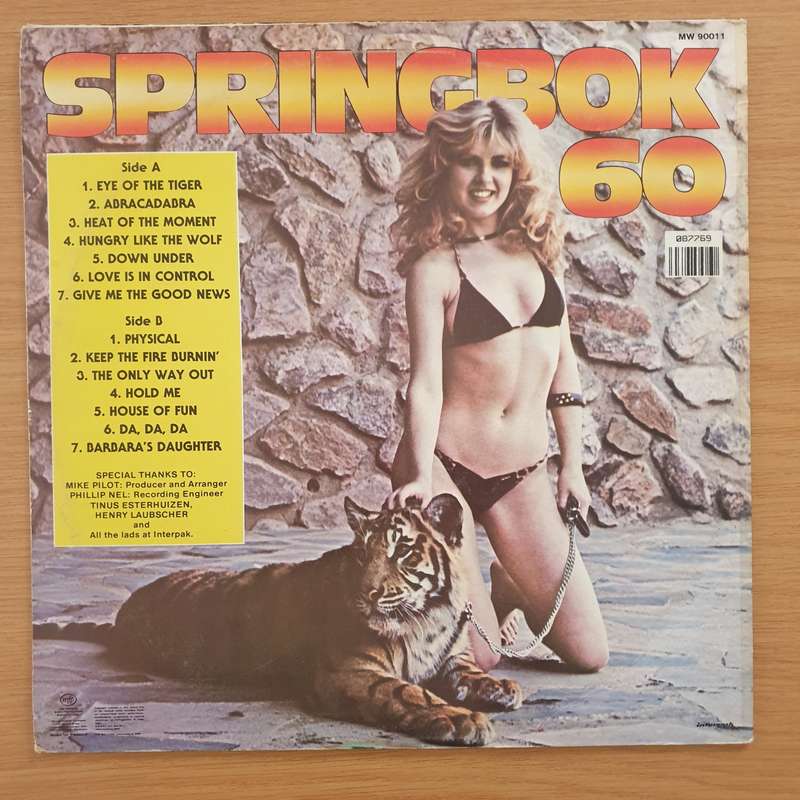 Springbok Hit Parade Vol 60 - Vinyl LP Record  (VG+)