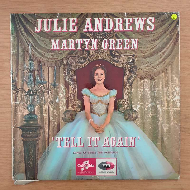 Julie Andrews, Martyn Green  Songs Of Sense & Nonsense - Tell It Again - Vinyl LP Record  (G+)