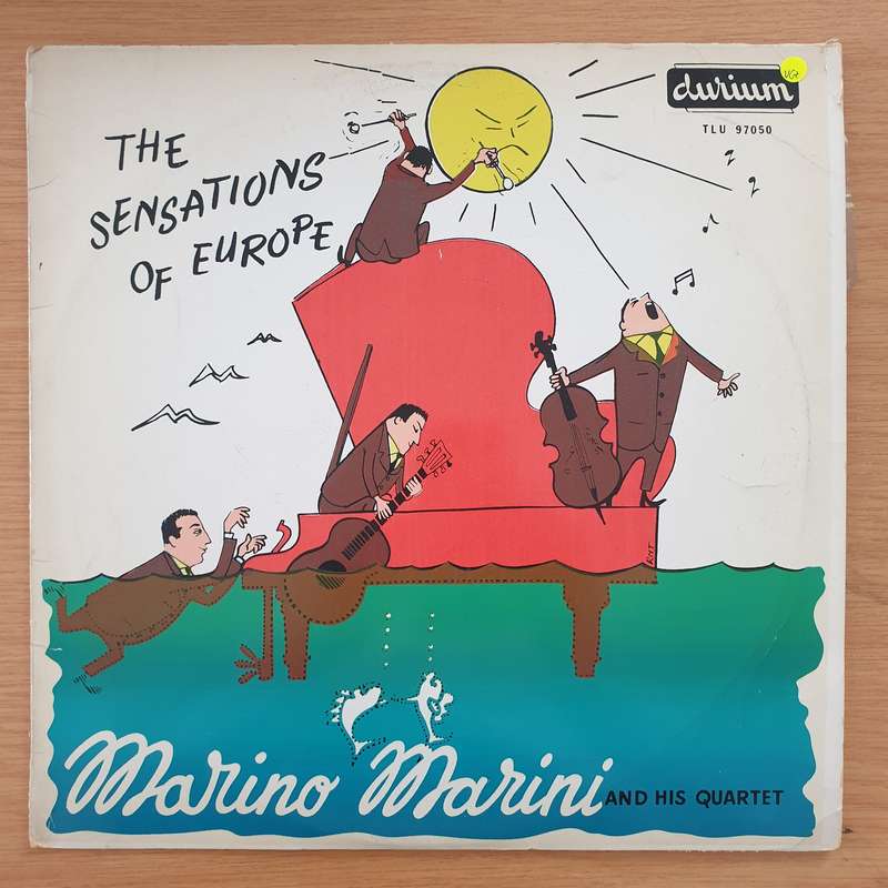 Marino Marini And His Quartet  The Sensations Of Europe - Vinyl LP Record (VG+)