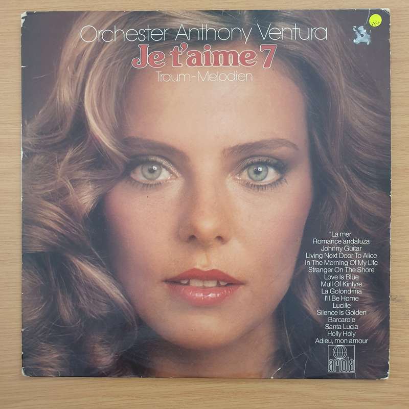 Orchester Anthony Ventura  Je T'aime 7 - Vinyl LP Record (VG+)