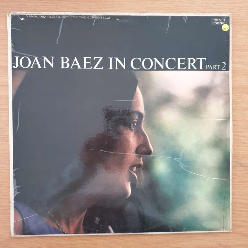 Joan Baez  In Concert Part 2 - Vinyl LP Record (VG+)