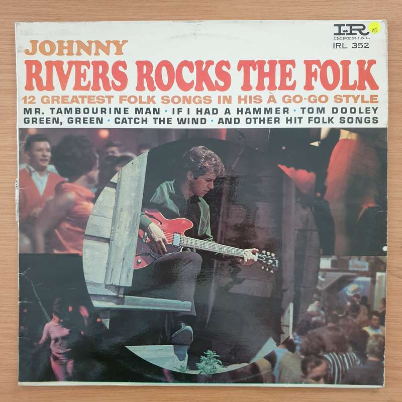 Johnny Rivers  Johnny Rivers Rocks The Folk - Vinyl LP Record (VG)
