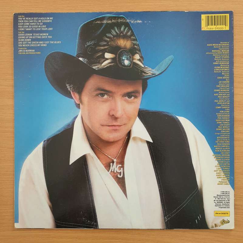 Mickey Gilley  You've Really Got A Hold On Me - Vinyl LP Record (VG+)