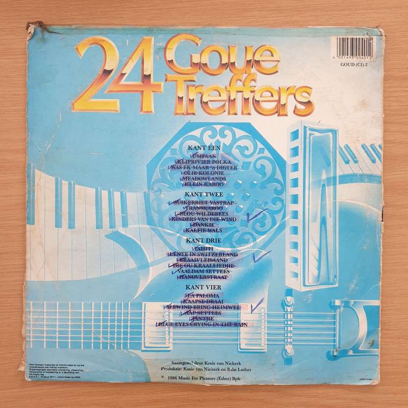 24 Goue Treffers - Double Vinyl LP Record  (G+)