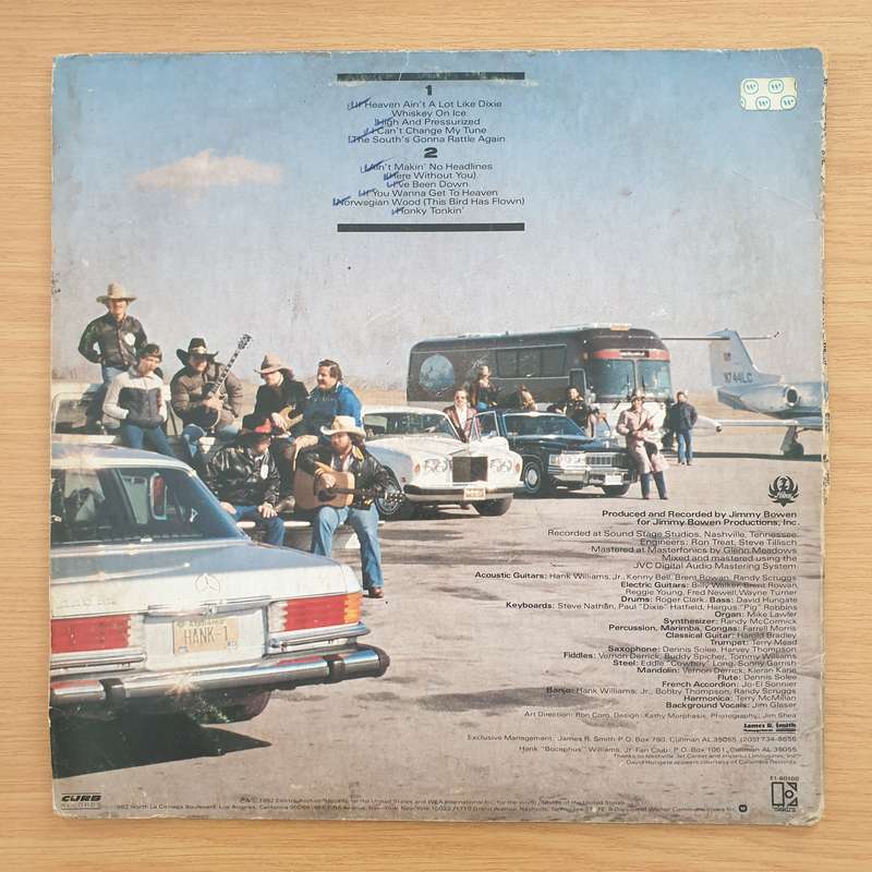 Hank Williams Jr.  High Notes  Vinyl LP Record  (VG-)