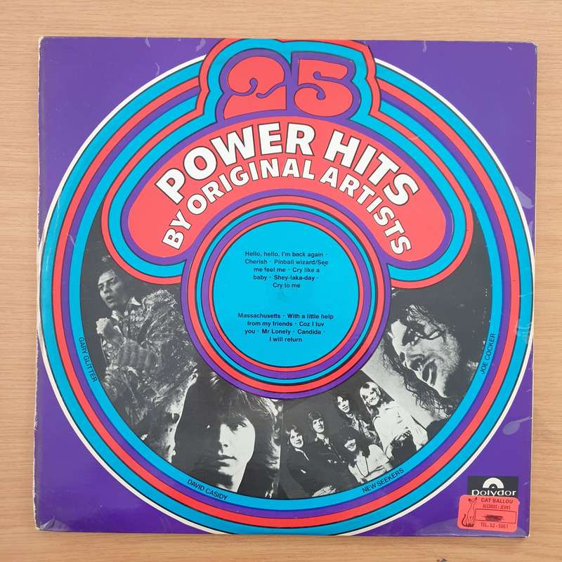 25 Power Hits by Original Artists - Vinyl LP Record (VG)