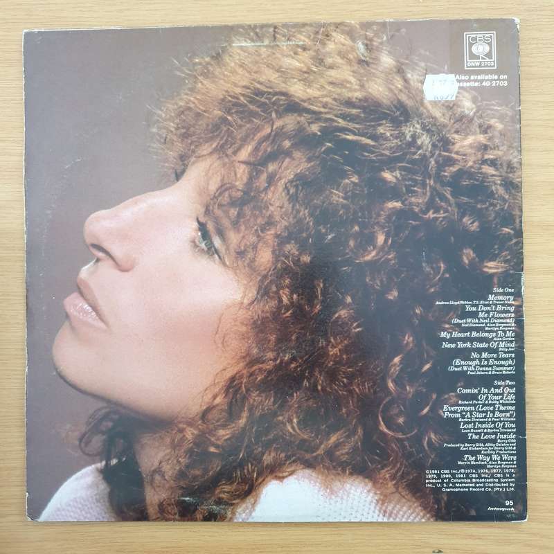 Barbra Streisand - Memories - Vinyl LP Record (VG+)