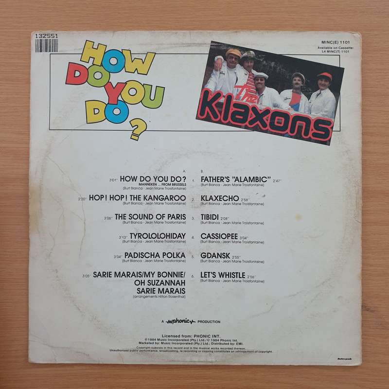 The Klaxons - How Do You Do? - Vinyl LP Record (VG)