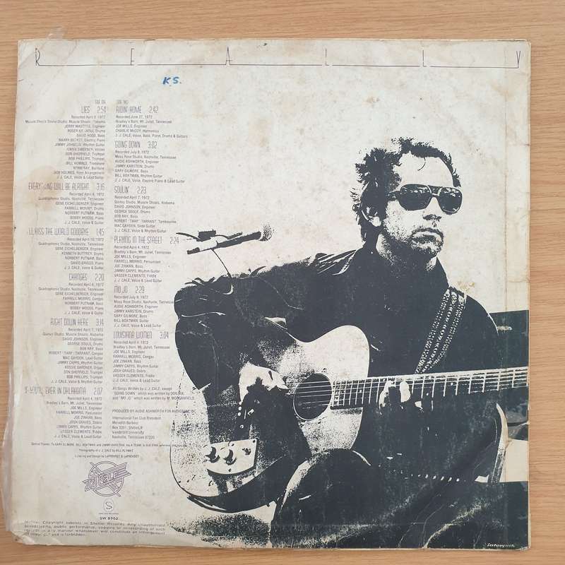 J.J. Cale  Really - Vinyl LP Record  (G+)