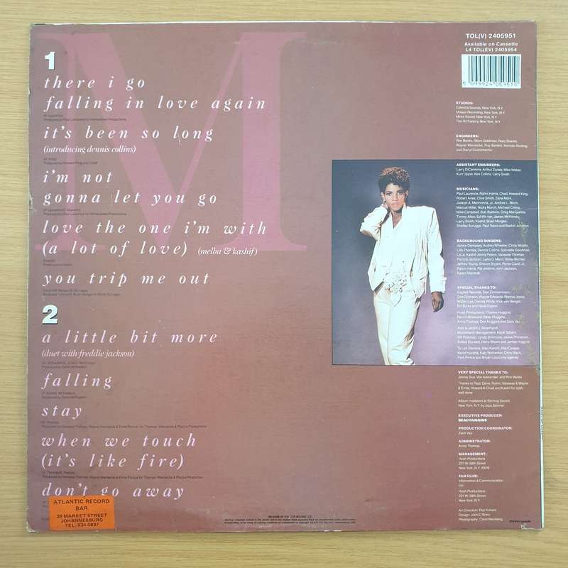 Melba Moore  A Lot Of Love  Vinyl LP Record (VG+)
