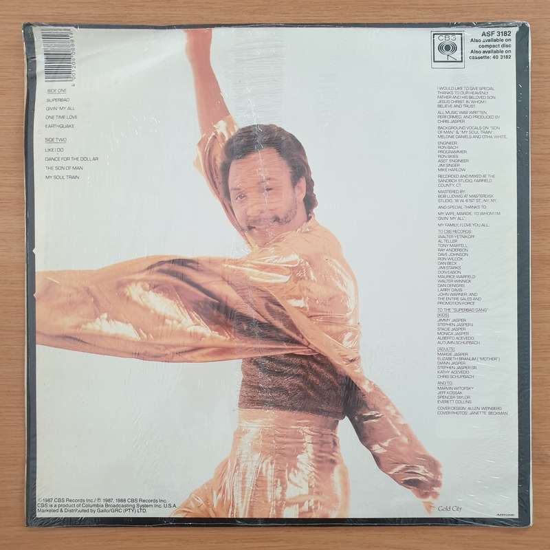 Chris Jasper  Superbad   Vinyl LP Record (VG+)