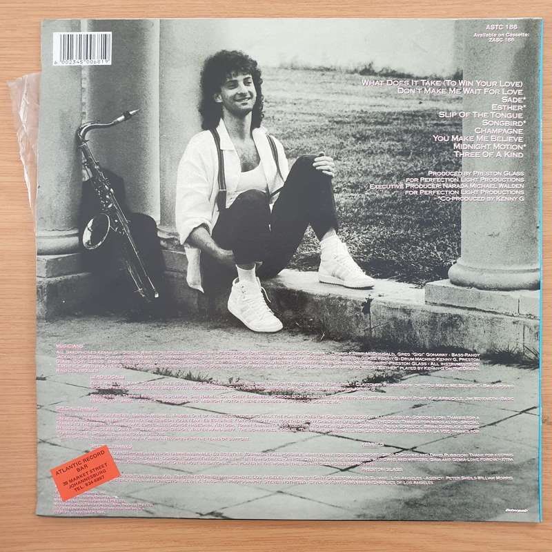 Kenny G  Duotones   Vinyl LP Record (VG+)