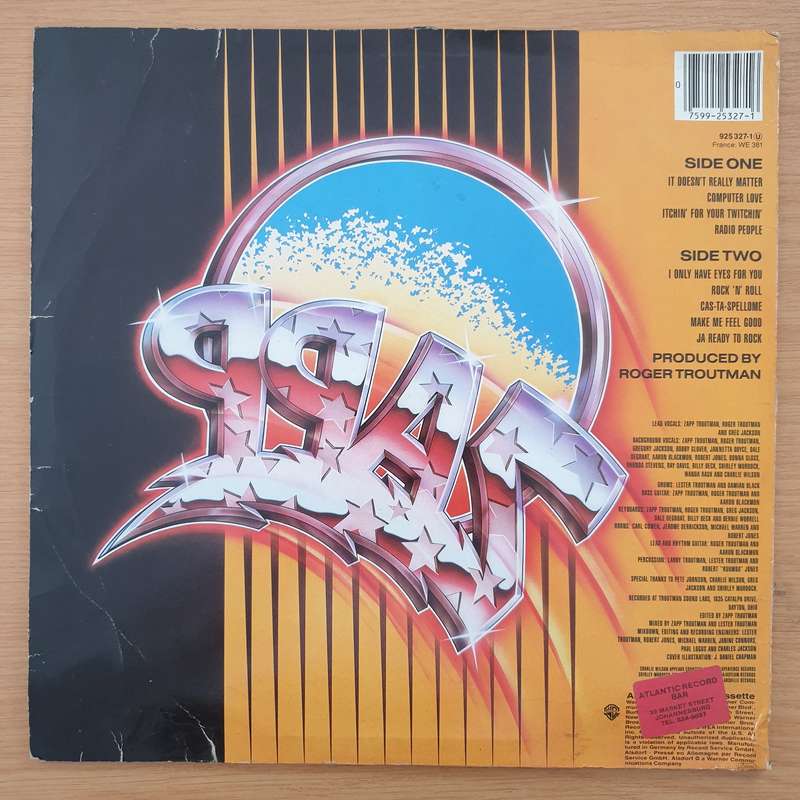Zapp  The New Zapp IV U   Vinyl LP Record (VG+)