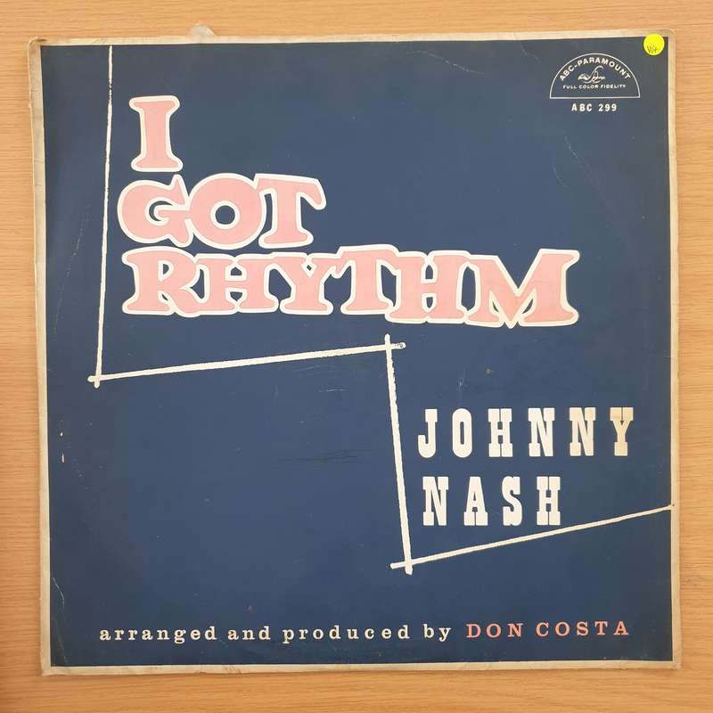 Johnny Nash  I Got Rhythm  Vinyl LP Record (VG+)