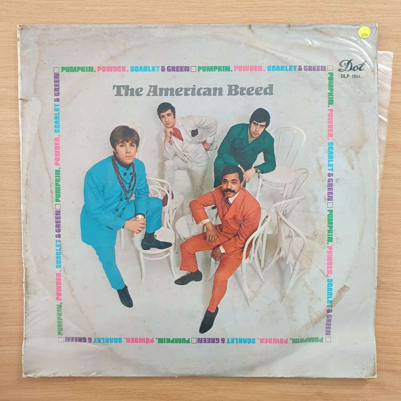 The American Breed  Pumpkin, Powder, Scarlet & Green  Vinyl LP Record (VG+)